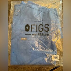 NWT FIGS Ceil Blue Catarina one pocket top XS